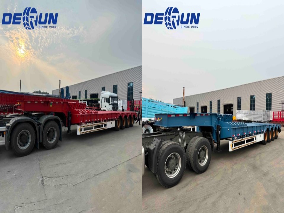 Derun banklied सेमी ट्रेलर सफल पोर्ट तिर उनको लागि सफल भयो