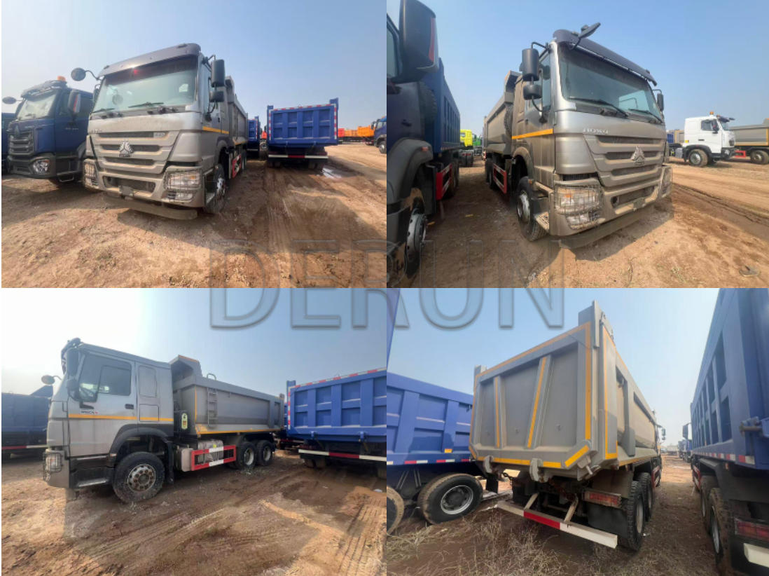 SINOTRUK HOWO 6x4 डम्प ट्रक सफलतापूर्वक अल्जेरिया पठाइयो