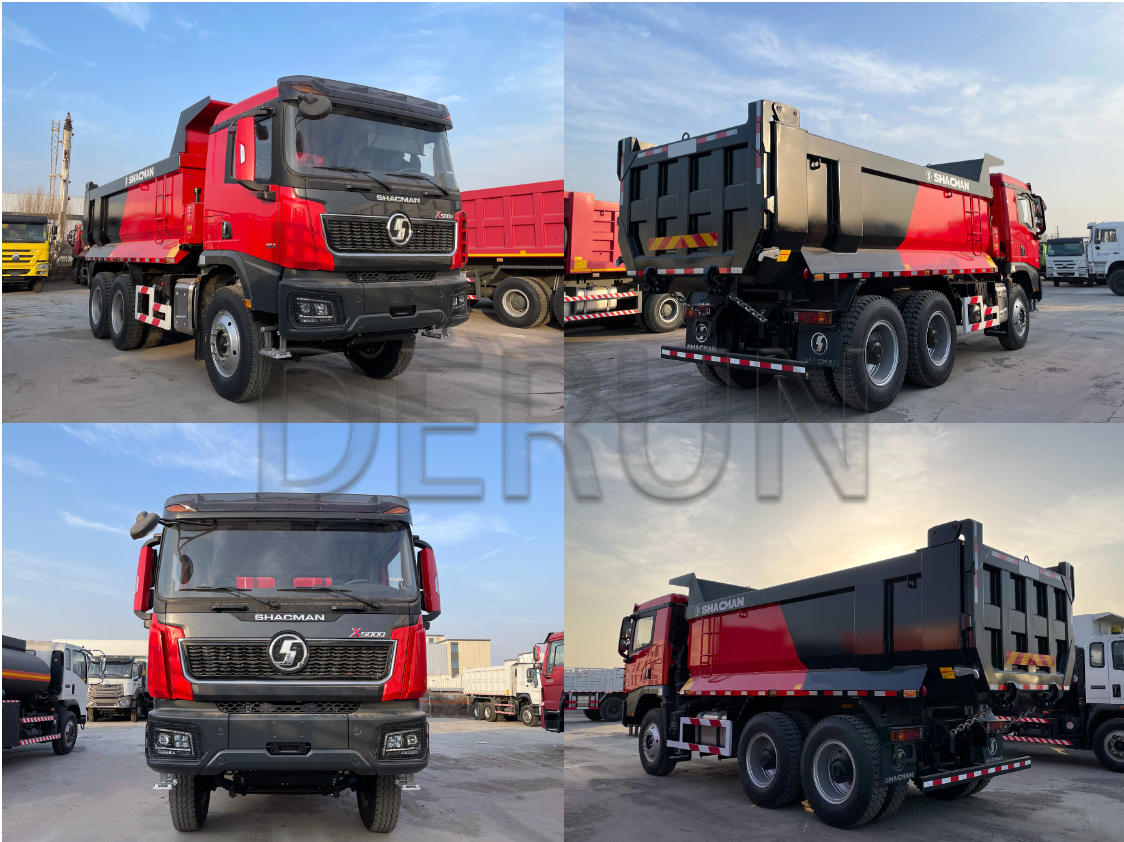 SHACMAN X5000 6x4 डम्प ट्रक पेरुमा निर्यात
