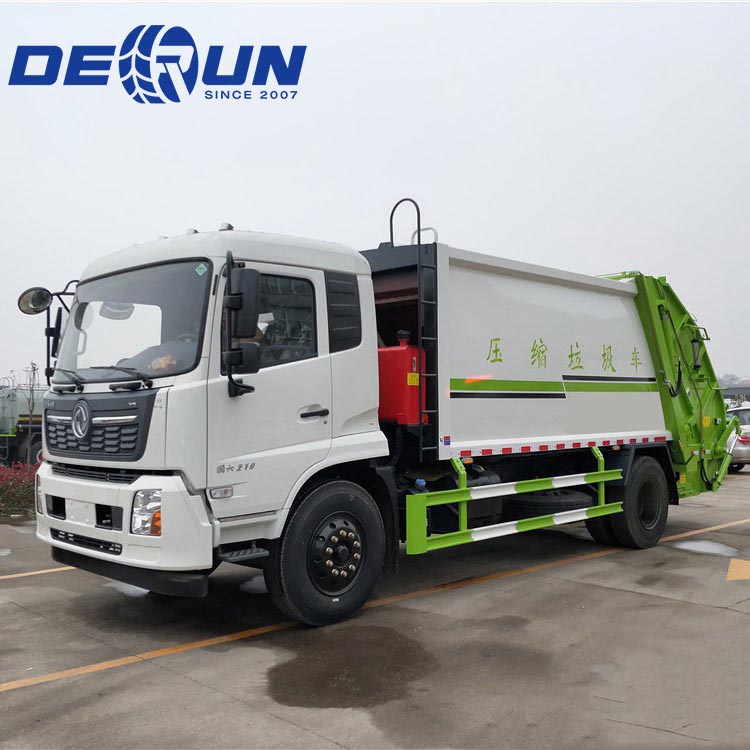 Dongfeng 4x2 छ-पाङ्ग्रे फोहोर कम्प्रेसर ट्रक