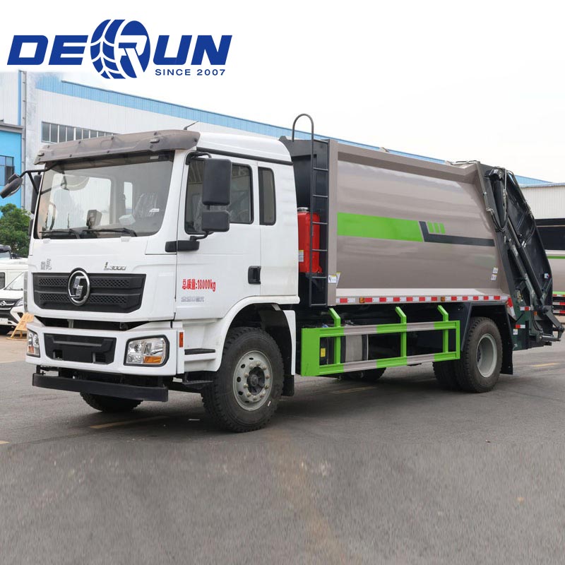 Shacman X9 4x2 L3000 गार्बेज कम्प्रेसर लाइट ट्रक